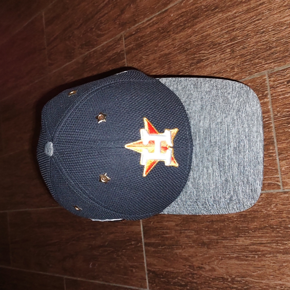 New Era MLB Houston Astros Blue Gray All Star Game 2016 Fitted Hat Cap Size S/M